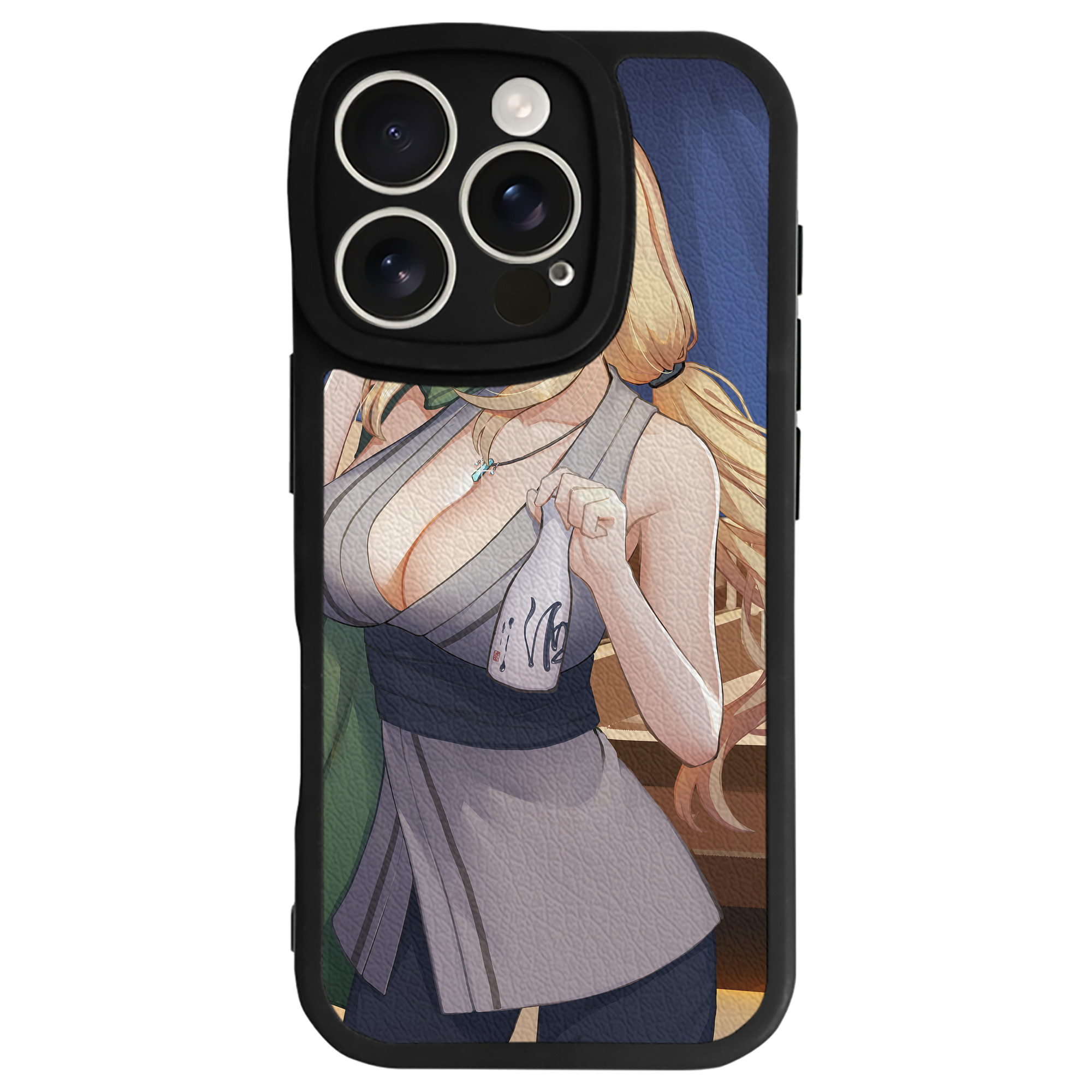 （画像用） NARUTO -ナルト- NARUTO -ナルト- 疾風伝 【iPhone 16シリーズ対応】シリコンスマホケース（レザー調） 材質：シリコン
